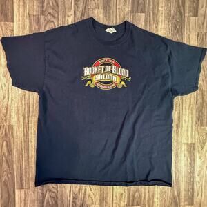 Bucket of Blood Saloon McBride & Sons Black Graphic Tee 2XL Virginia City NV